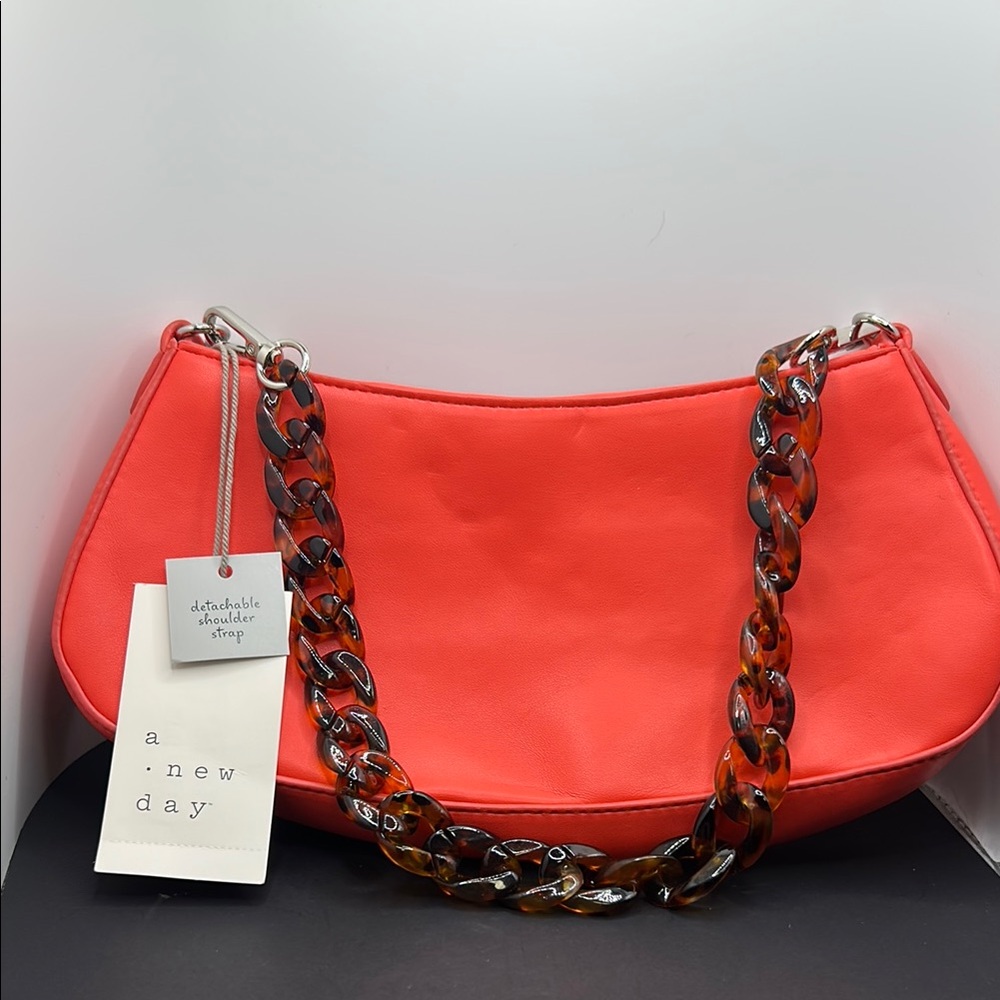 A New Day Pink Shoulder Bag with Chain Strap